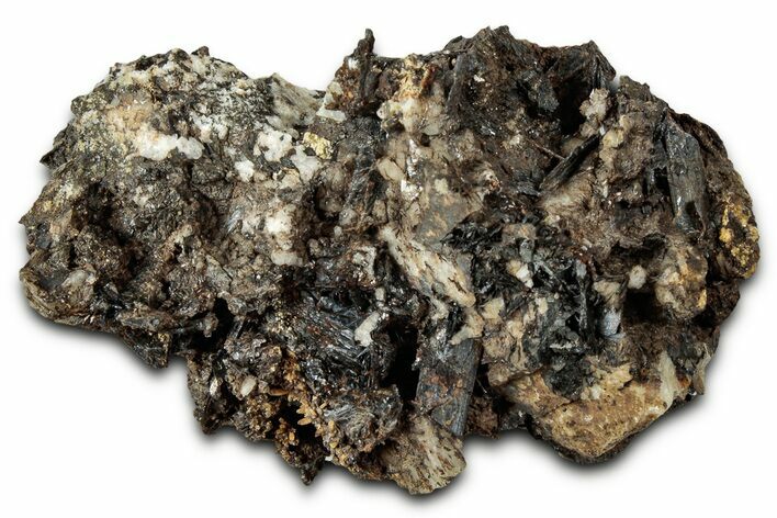 Orange Niobophyllite on Aegirine and Feldspar - Malawi #326662
